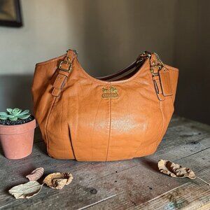 Coach 18612 Madison Abigail Leather Shoulder Bag